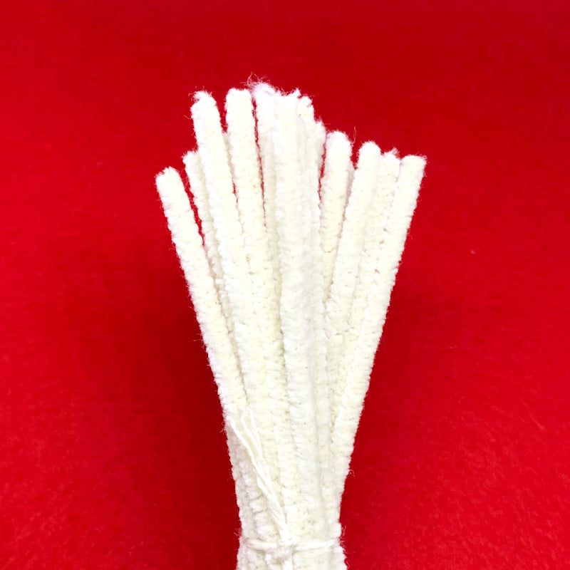 300 Pcs/Lot 3MM Intensive Cotton Pipe Cleaners DIY Cleaning Tool (White)