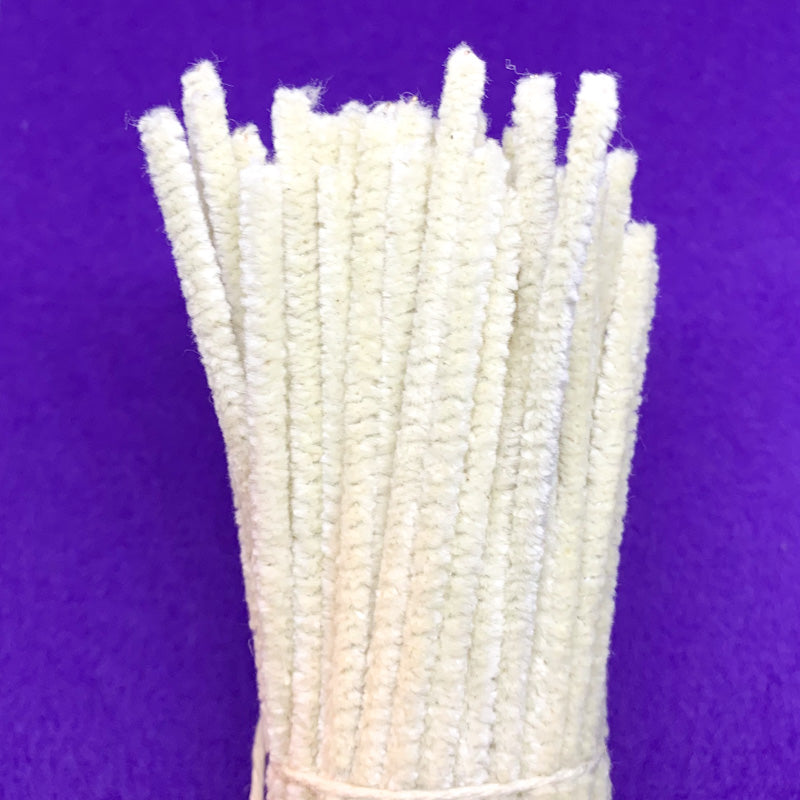 100% COTTON Pipe Cleaners, 6-inch