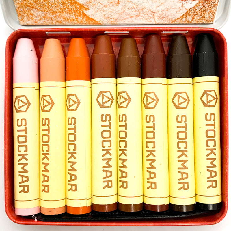 Stockmar Special Edition Rainbow Beeswax Crayons in Tin