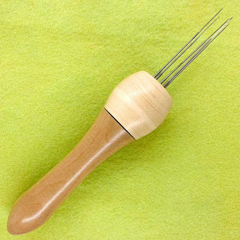 Ashford Wooden NEEDLE PUNCH with 5 needles