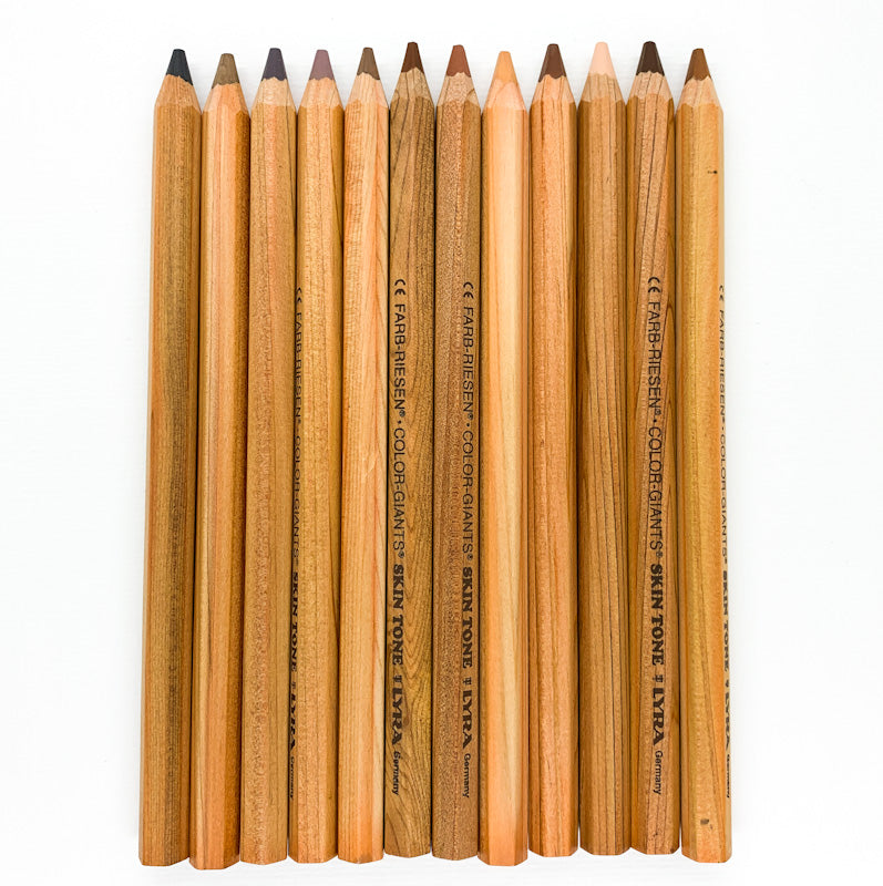 Lyra Colour Giants SKIN TONES Pencil Crayon Set – Maplerose