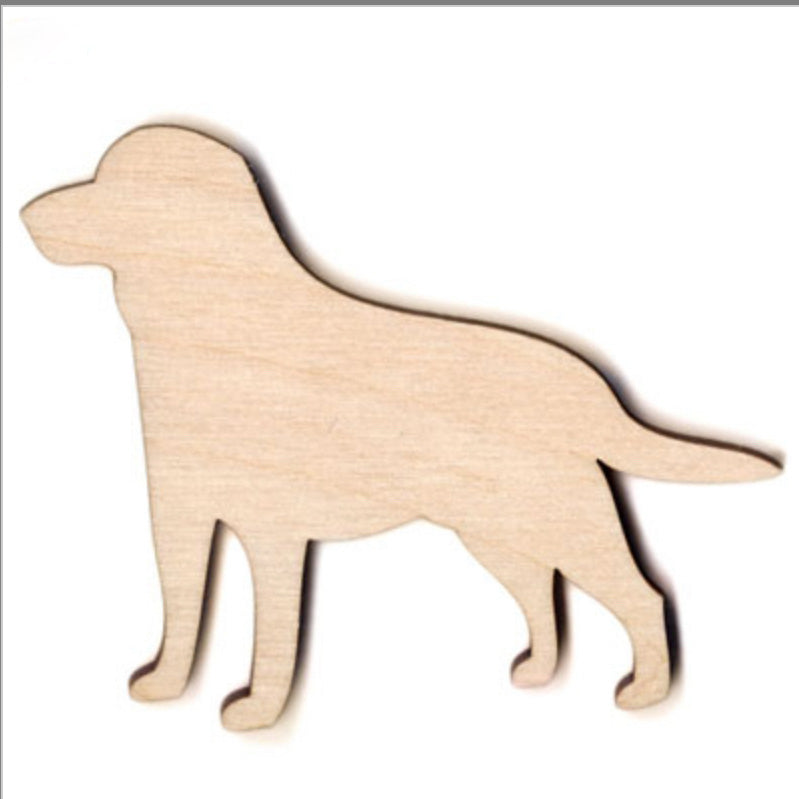 Wooden Cutout DOG